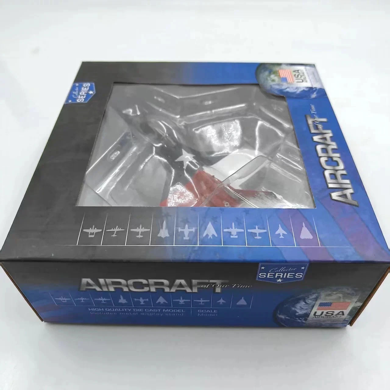 1:100 USAF F-16 Falcon Fighter Jet Model Diecast Plastic Military Aircraft 07FC0E-D4 - KOEEK