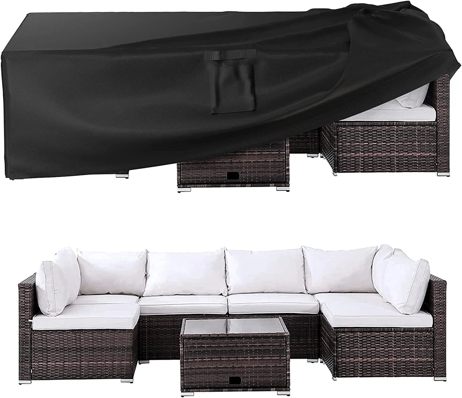 Patio Furniture Cover, Waterproof Furniture Cover, Outdoor Table and Chair Cover 07FC0E-D4 - KOEEK