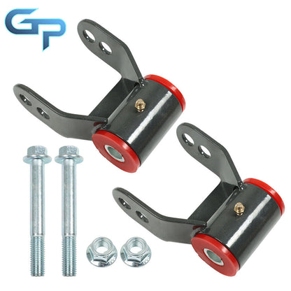 1.5" or 2" Rear Shackle Lift Kit For 1988-1998 Chevy GMC K1500 K2500 4WD