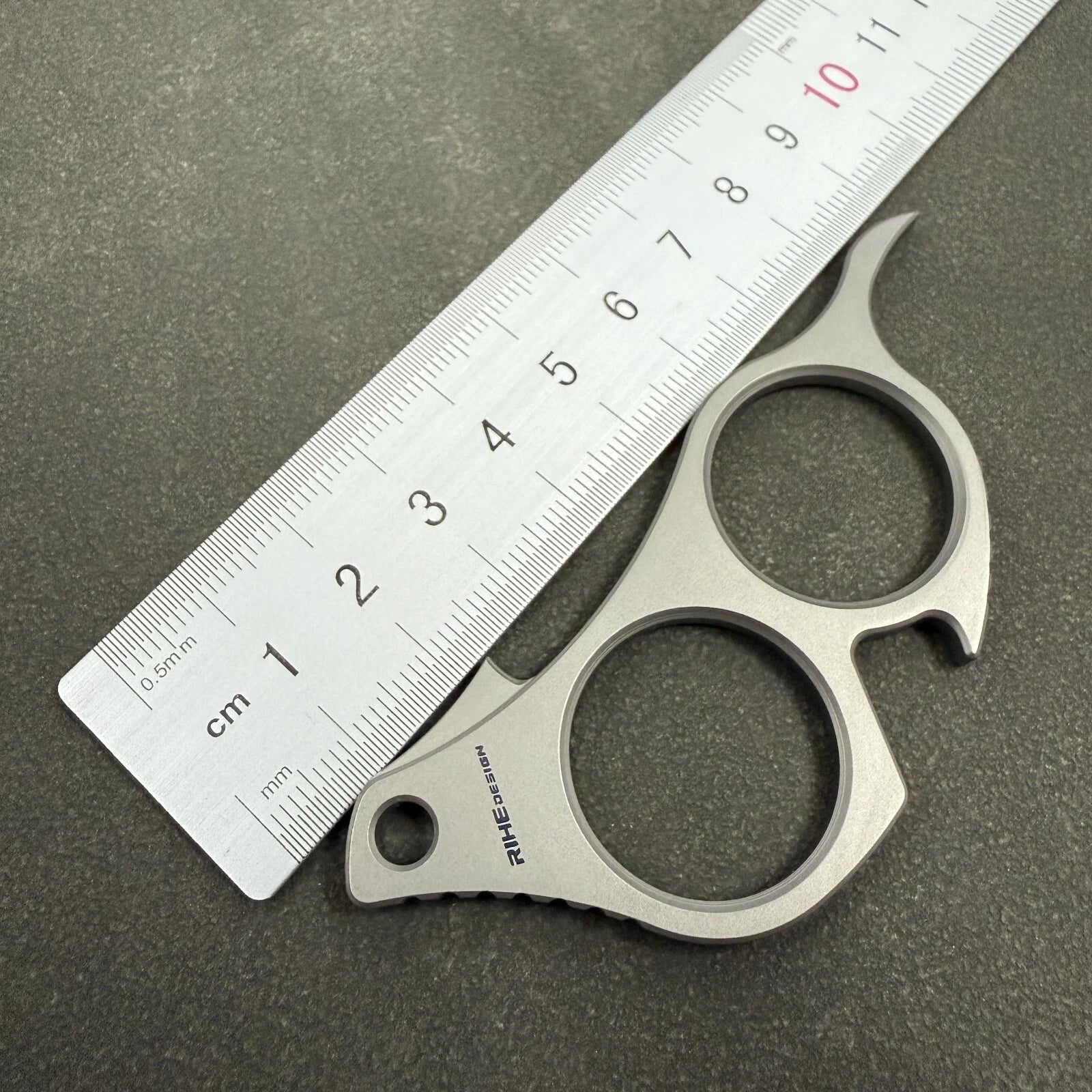 RIHE Design TC4 TITANIUM kangaroo EDC Mini Tool ruit orange peeler Bottle opener 07FC0E-D4 - KOEEK