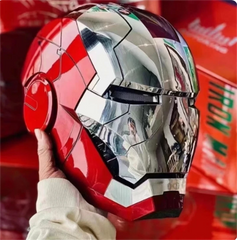 In Stock! Iron Man MK5 Wearable 1:1 Helmet Automatic Voice-Control Mask Cosplay 07FC0E-D4 - KOEEK