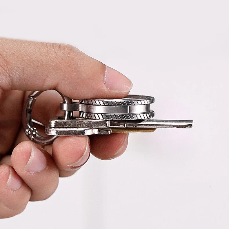 Spinning Top Finger Spinner Hand Fidget EDC Toy Keychain Necklace Pendant Gifts 07FC0E-D4 - KOEEK