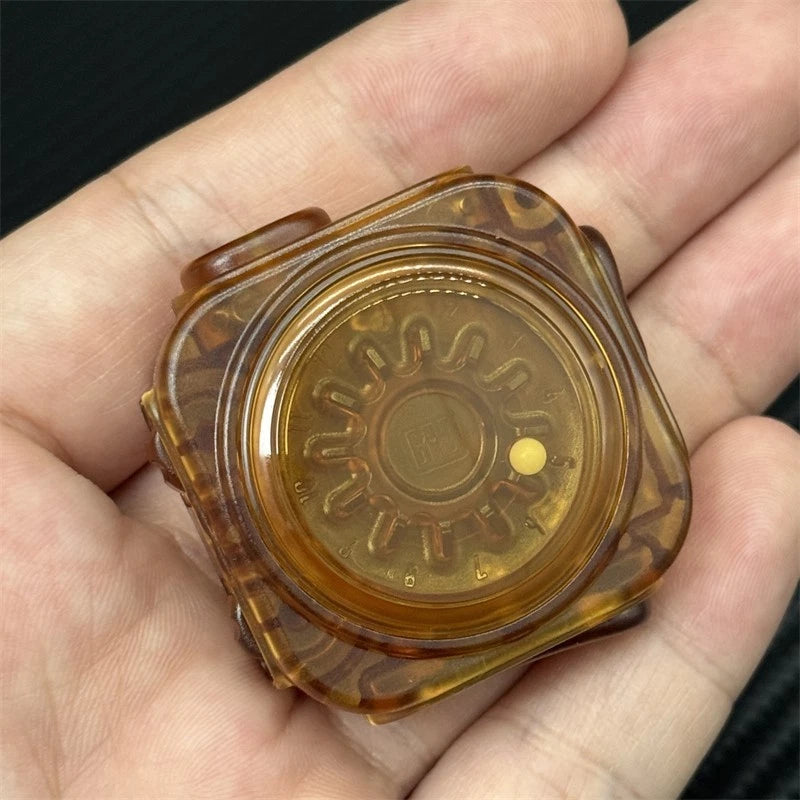 Multi-functional EDC Fidget Toy - Amber Plastic Decompression Toy Fidget Clicker 07FC0E-D4 - KOEEK