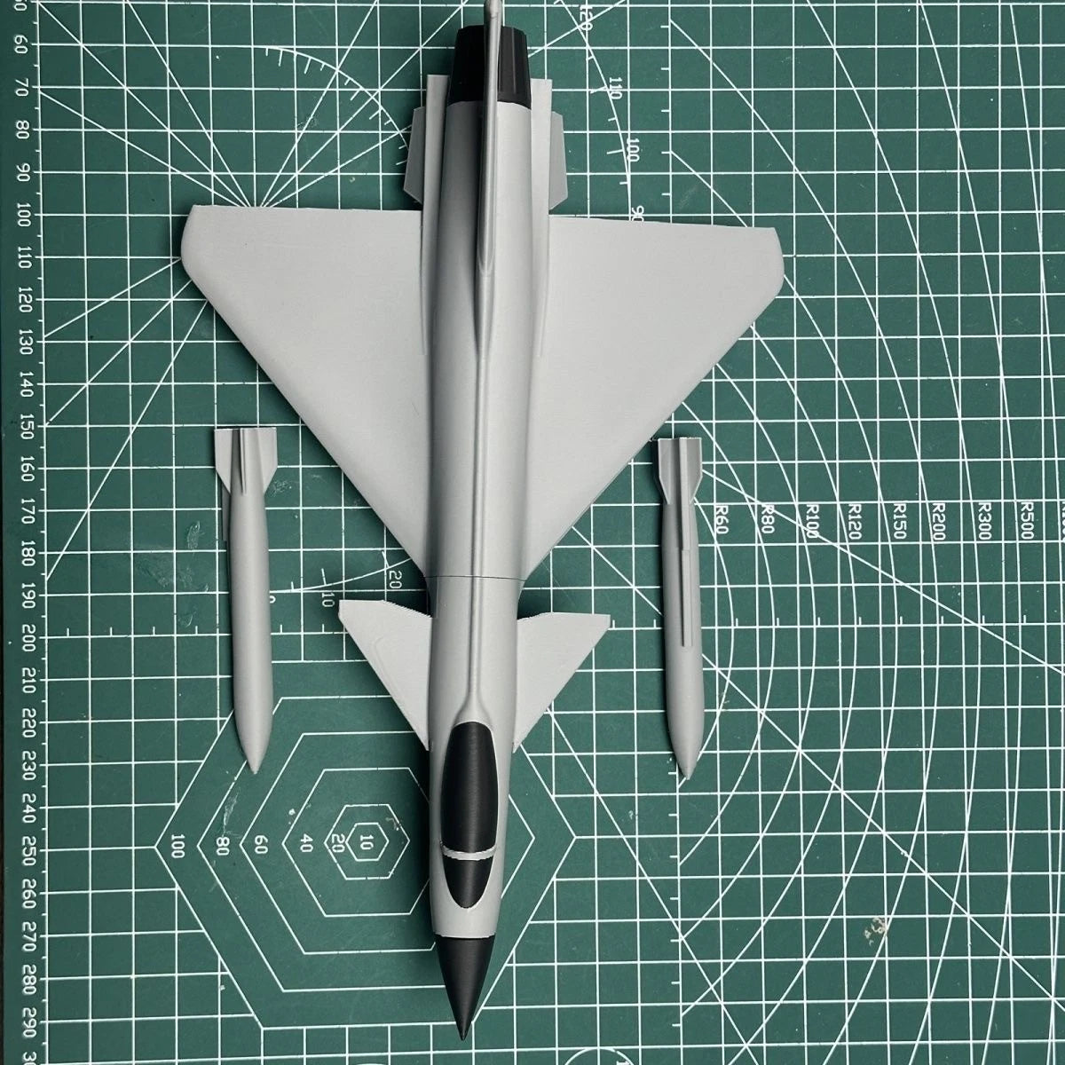 1:48 J-10 Vigorous Dragon Fighter 3D Printed Model 23.8cm PLA Air Force Display 07FC0E-D4 - KOEEK