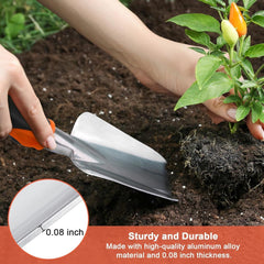 new Garden Shovel Hand Trowel, Heavy Duty with Orange 07FC0E-D4 - KOEEK
