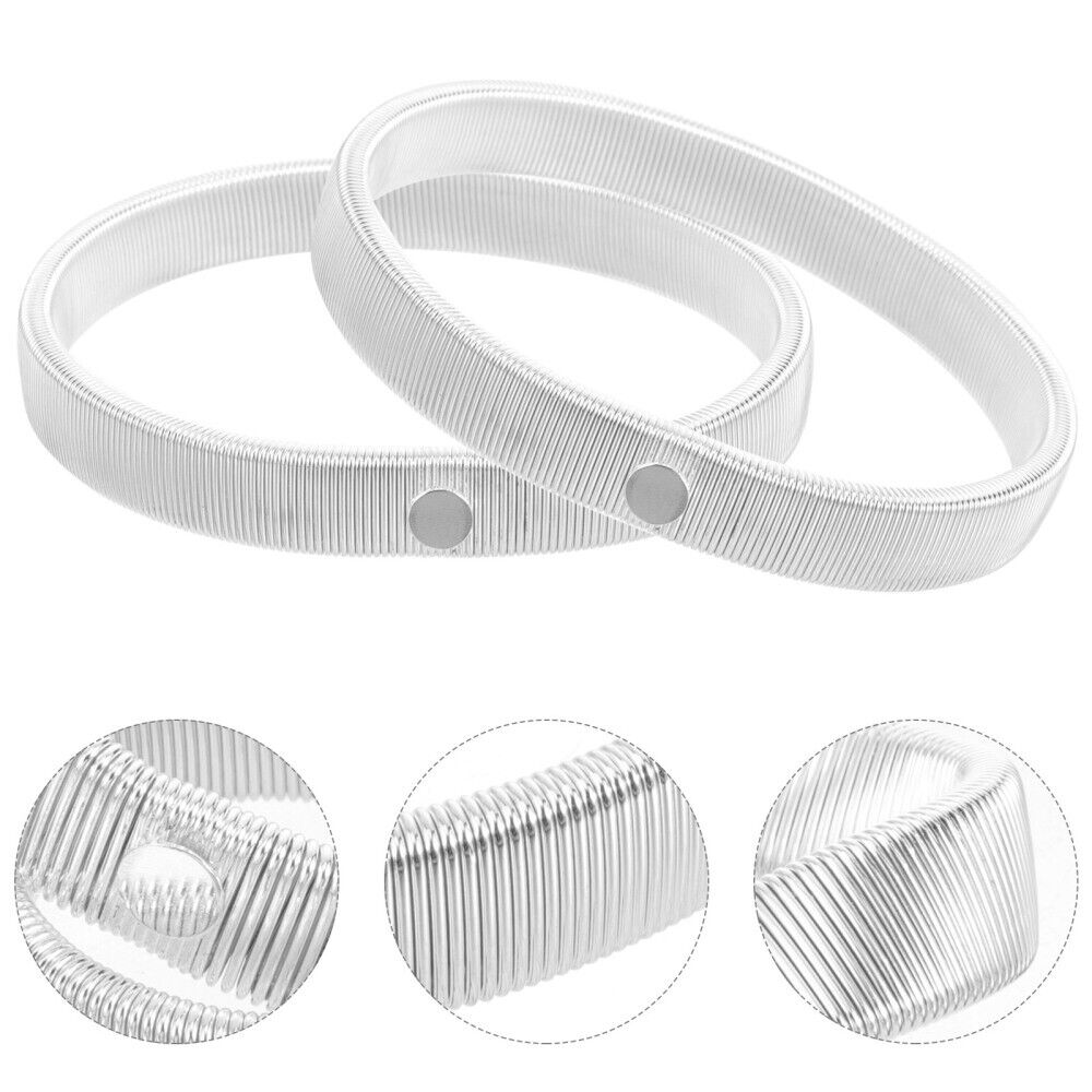 new  2 Pcs Sleeve Holders for Men Shirt Garters Women Bracelets Mens Cuff Man Miss koeek - KOEEK