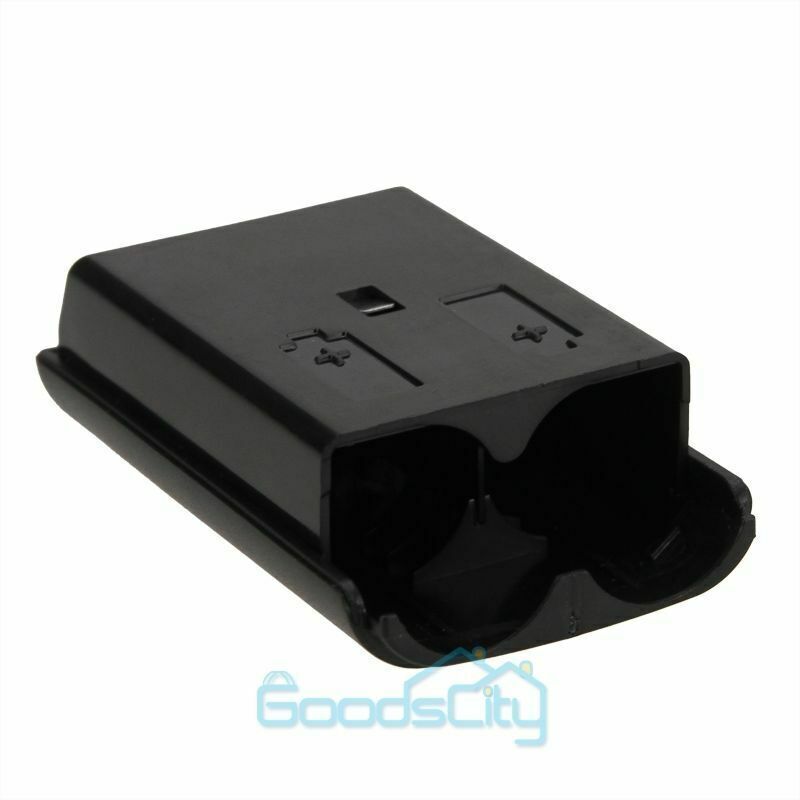 nytt Lot AA Batteri Bakdeksel Case Shell Pack For Xbox 360 Wireless Controller Black