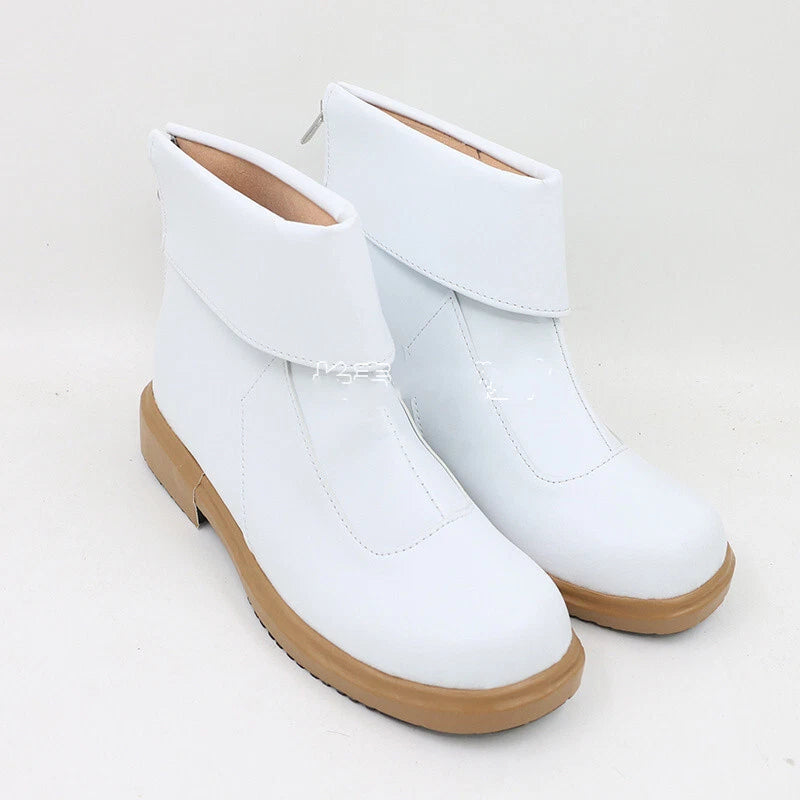 Anime Jujutsu Inumaki Toge Cosplay Costume Shoes Boots White 07FC0E-D4 - KOEEK