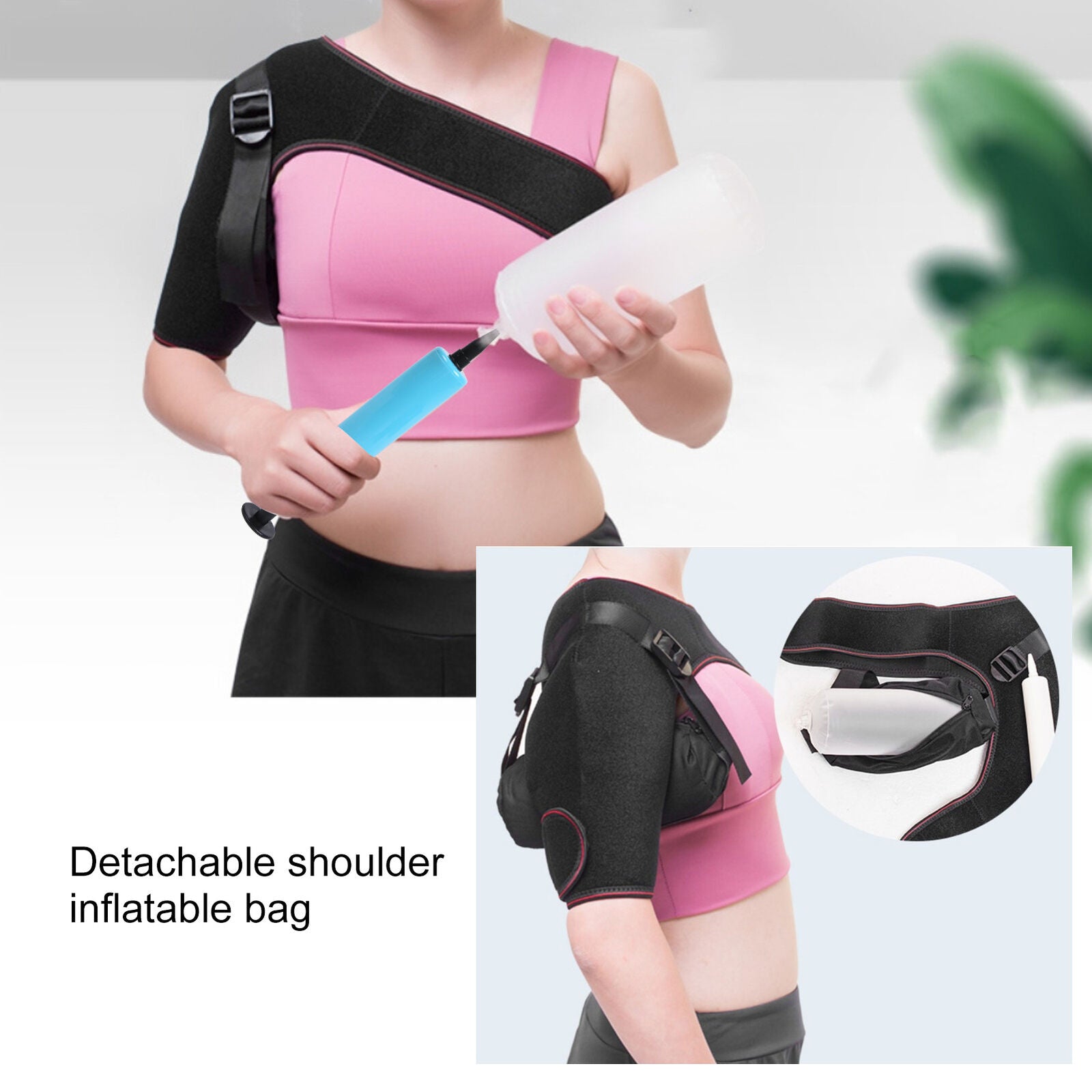 new Shoulder Brace Support Arm Sling Shoulder Stroke Hemiplegia Dislocation A koeek - KOEEK