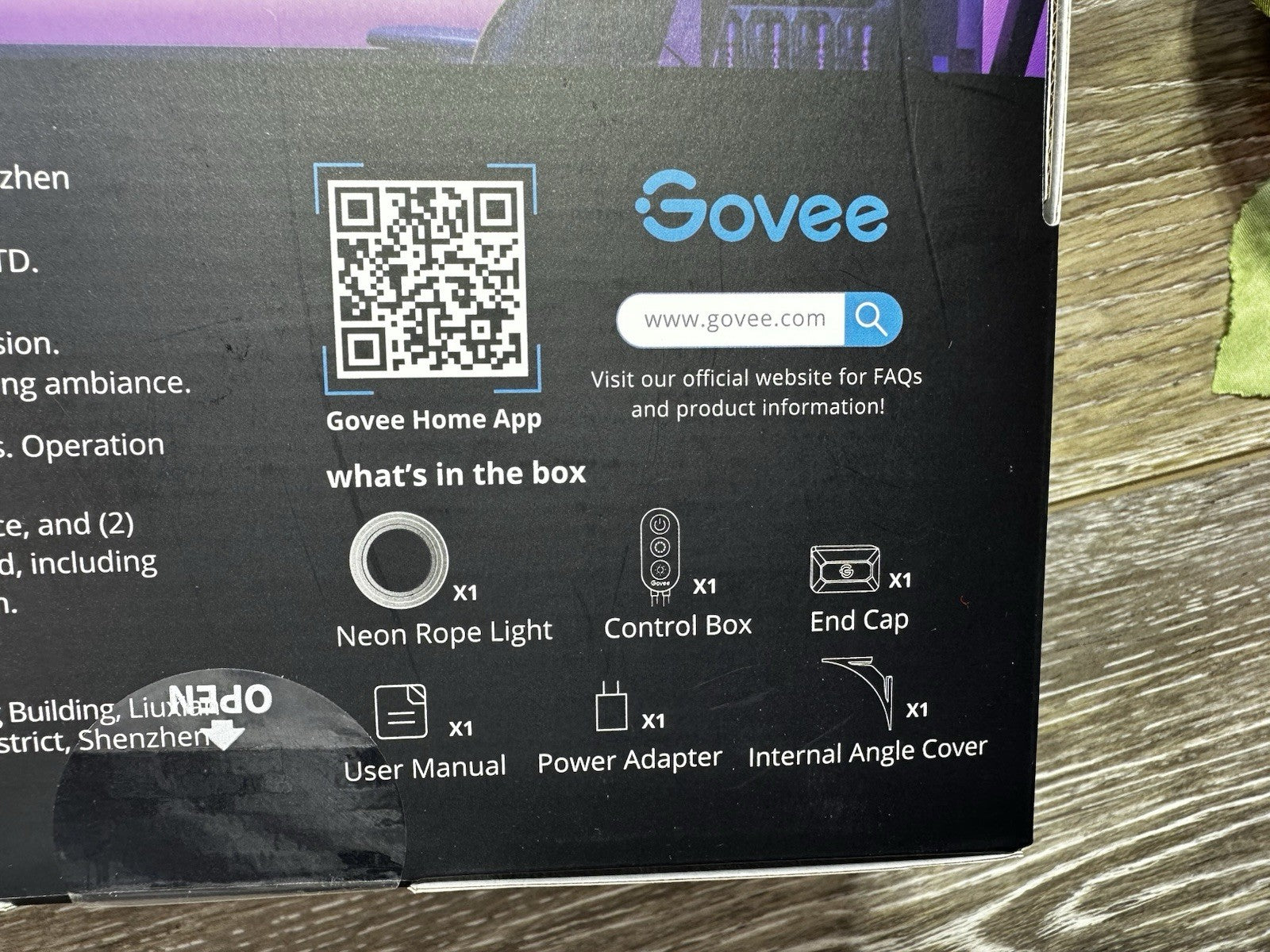 Govee - RGBIC LED Neon Rope Light for Desks 6.5ft - H61C2  Unopened Box Gamer GOVEE - KOEEK