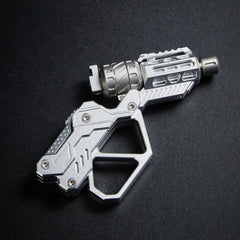 QT-3000 Revolver Magnetic Push Slider Gun Spinner Button fingertip Gyro EDC Toy 07FC0E-D4 - KOEEK
