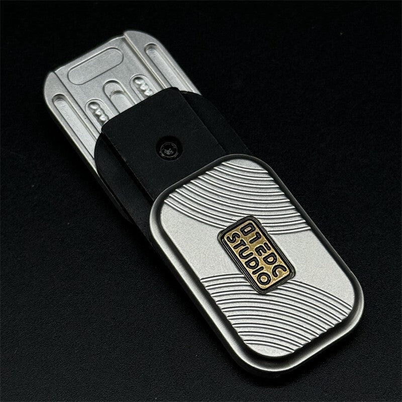 Silver Simple Fidget Slider Stainless Steel EDC Three-layer Fidget Haptic Toys 07FC0E-D4 - KOEEK