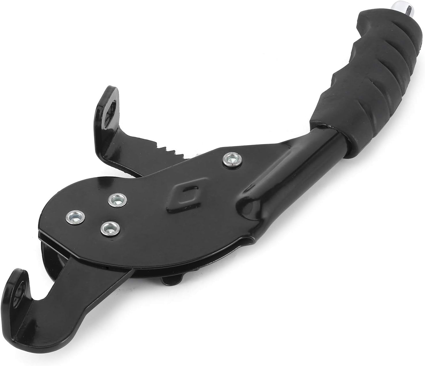 new Motorcycle Brake Pump Lever,Universal Handle Front normal, Black+Silver 07FC0E-D4 - KOEEK