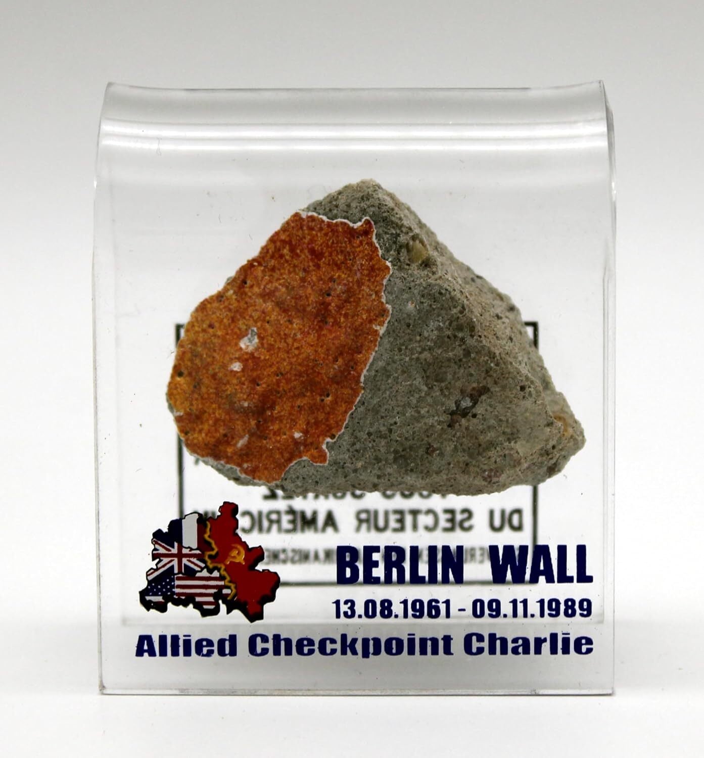 new  Piece of the Berlin Wall in 2 x 2 Checkpoint Charlie 07FC0E-D4 - KOEEK
