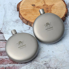 Pure Titanium Water Wine Coffee Tea Bottles Flasks Cans Portable Camping Tool 07FC0E-D4 - KOEEK