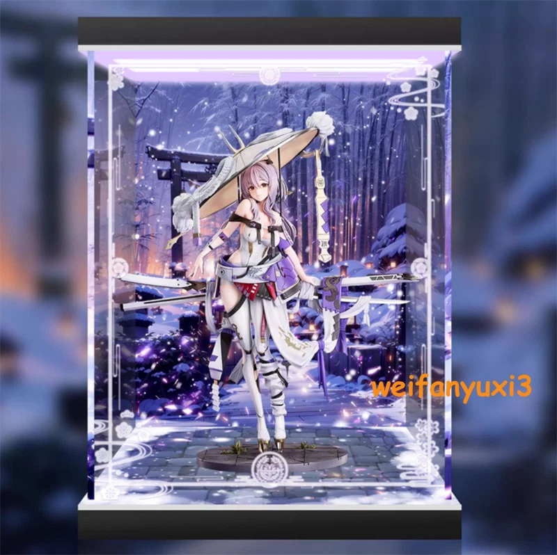 Display Case 2 Lights Fit GSC Goddess of Victory: Nikke Scarlet 1/7 Figure 07FC0E-D4 - KOEEK