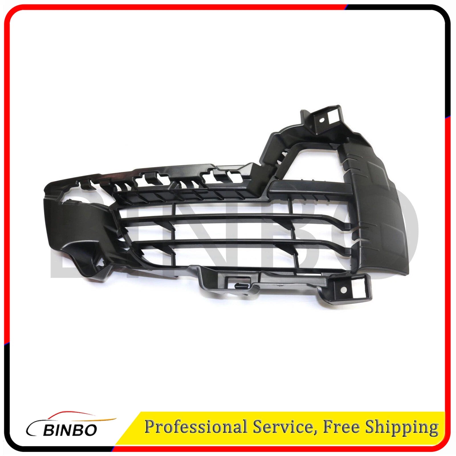 For BMW X5 Front Bumper Grille 2014-2018 Outer Driver Side Open Grid Black 07FC0E-D4 - KOEEK