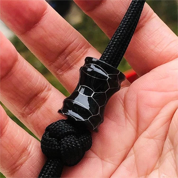 1PC Resin Knife Lanyard Bead Paracord Necklace Pendant Bracelet Making EDC Beads 07FC0E-D4 - KOEEK