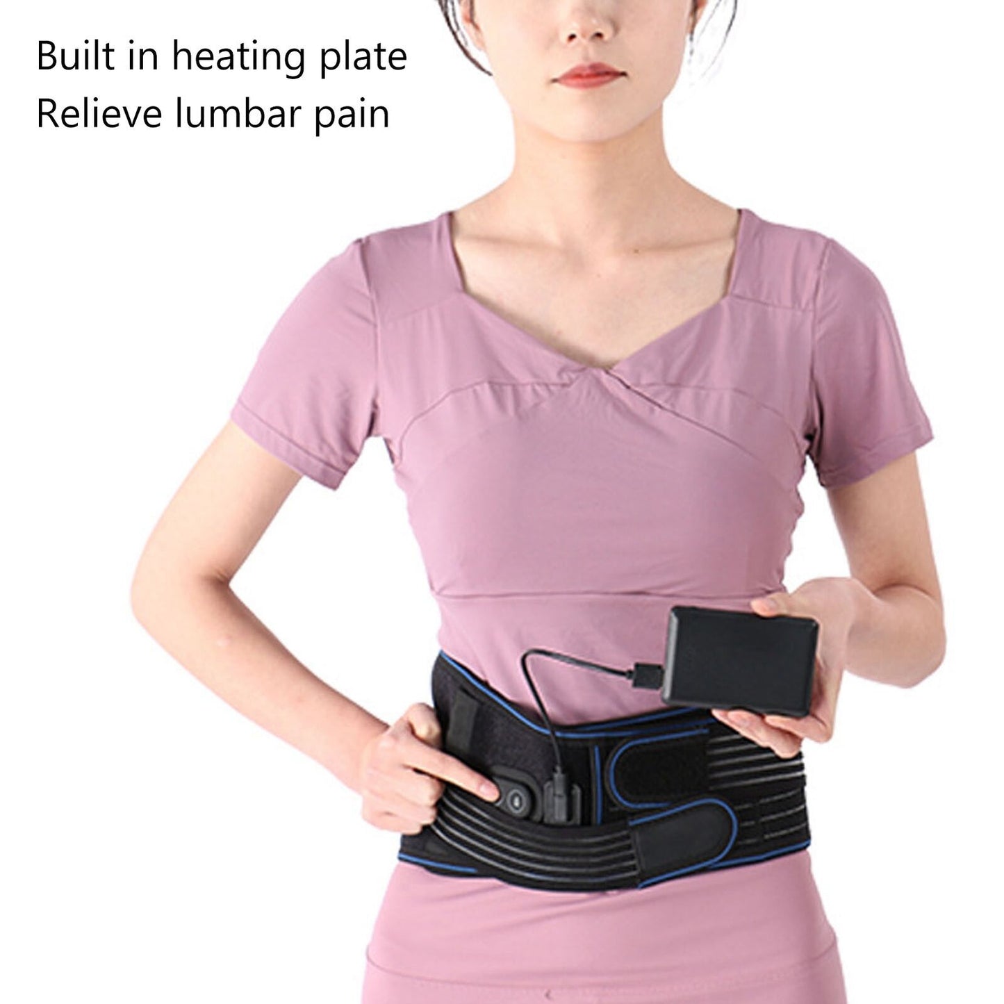 new Lumbar Back Brace 3 Speed ControlMotor Lower Back Massager For Cold HGF koeek - KOEEK