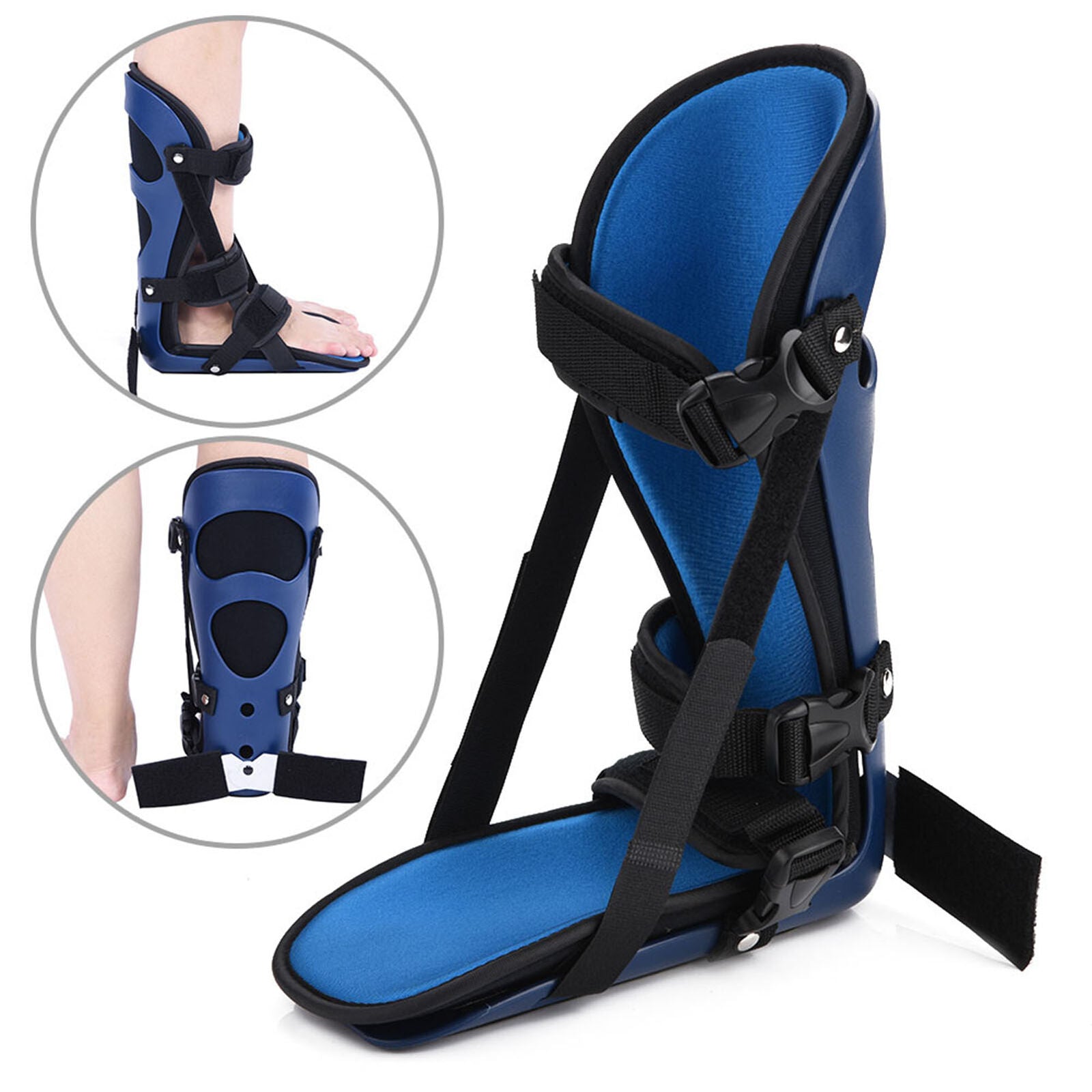 new Night Splint Drop Orthosis Varus Valgus Ankle Sprain Fixation Brace M HGF koeek - KOEEK