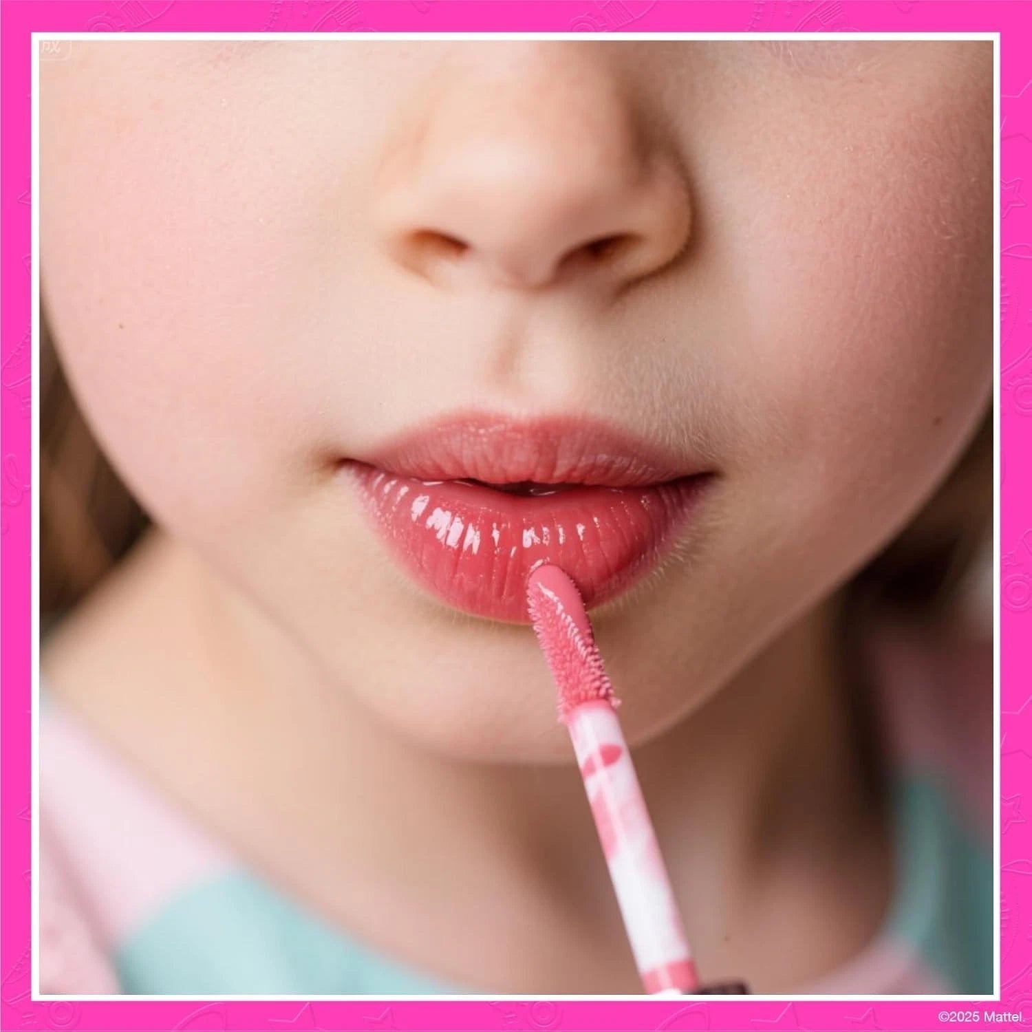 Barbie 7-Piece Lip Gloss Set for Girls Kids Makeup Gift Party Favor Toy BARBIE - KOEEK