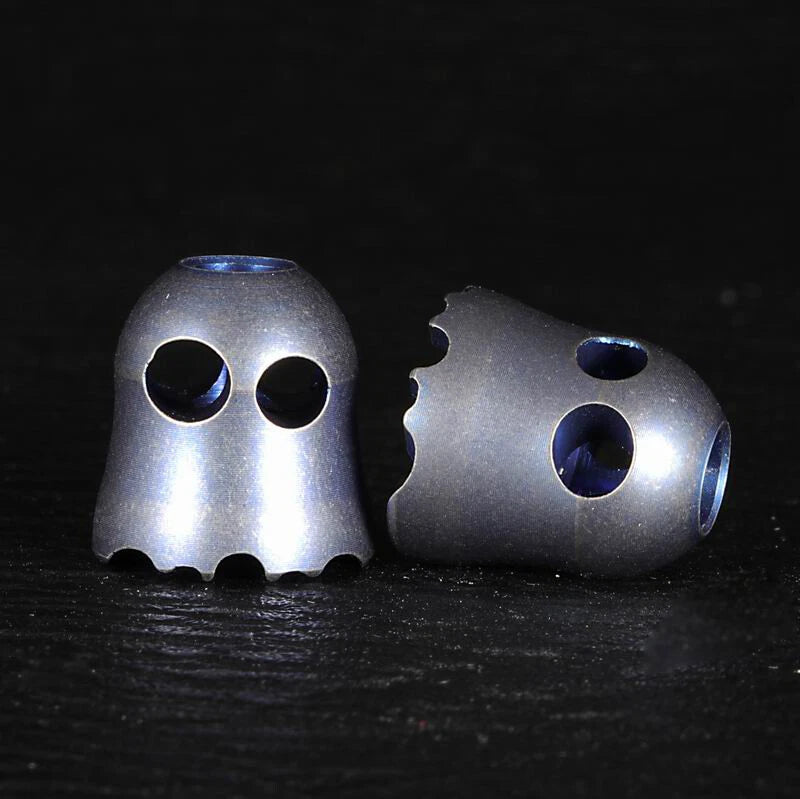 Titanium Alloy EDC Bead Ghost Lanyard Keychain Bead DIY Pendant Necklace Beads 07FC0E-D4 - KOEEK