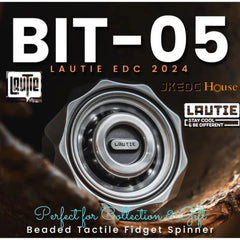 Lautie Bit 05 Beaded Tactile Fidget Gyro Spinner EDC Fidget Toy for Collection 07FC0E-D4 - KOEEK
