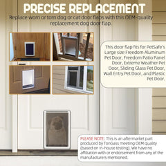 new TonGass (2-Pack) PAC11-11039 Large Dog Door Flap Replacement Compatible TONGASS - KOEEK