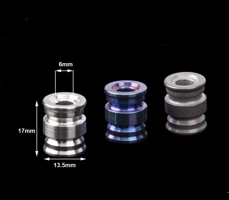 Titanium Alloy Knife Bead Parachute Rope Lanyard Pendant EDC DIY Zipper Head 07FC0E-D4 - KOEEK