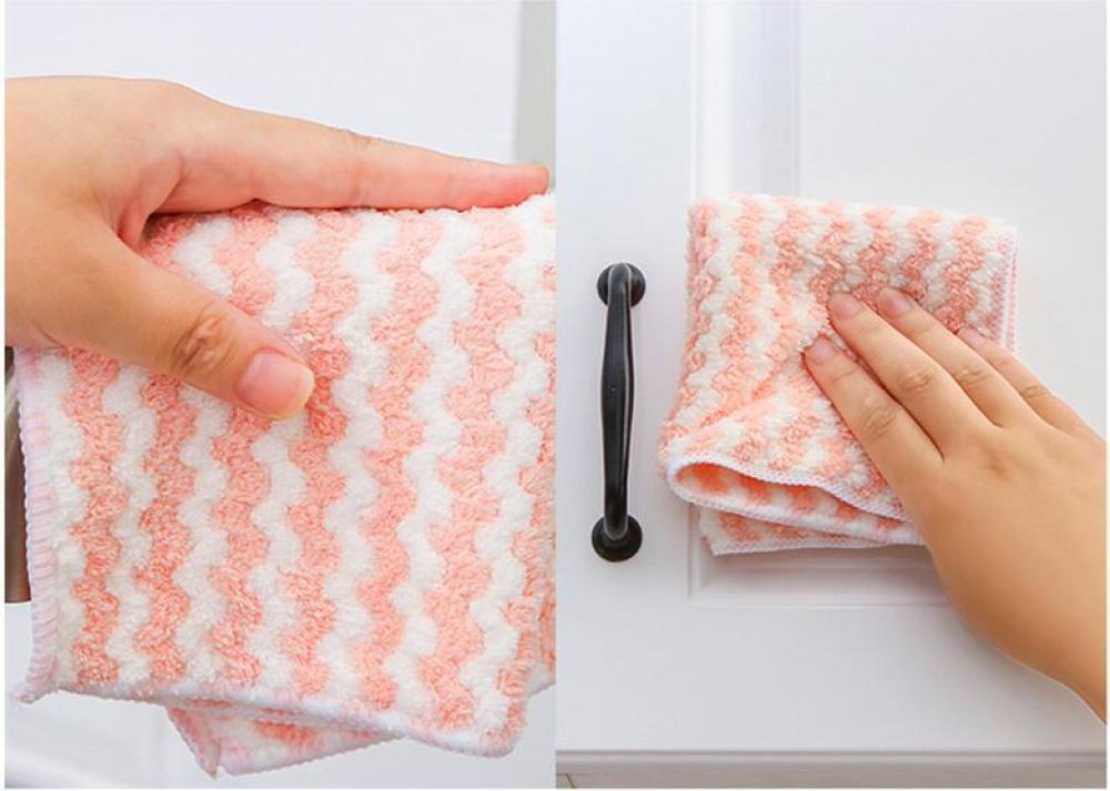 new  6 Pcs Kitchen Scrubber Absorbent Dish Towels Cleaning Cloth koeek - KOEEK