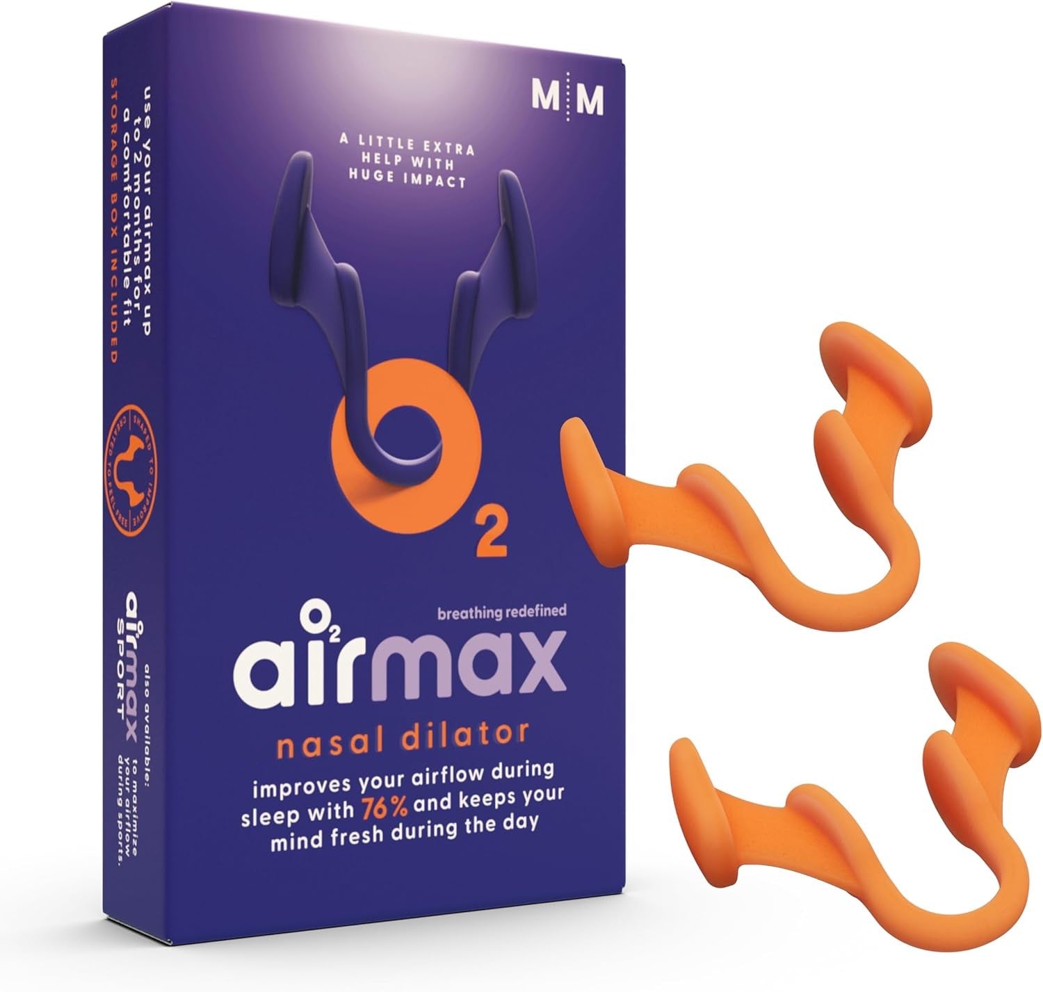 new AIRMAX Nasal dilators for Sleeping - 76% More Airflow - Anti snoring Devices... 07FC0E-D4 - KOEEK