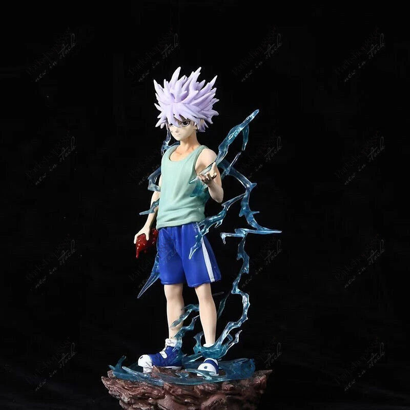 GK HUNTER X HUNTER  Killua Zoldyck Anime Figure Figurine Statue Toy 8.66“ 07FC0E-D4 - KOEEK