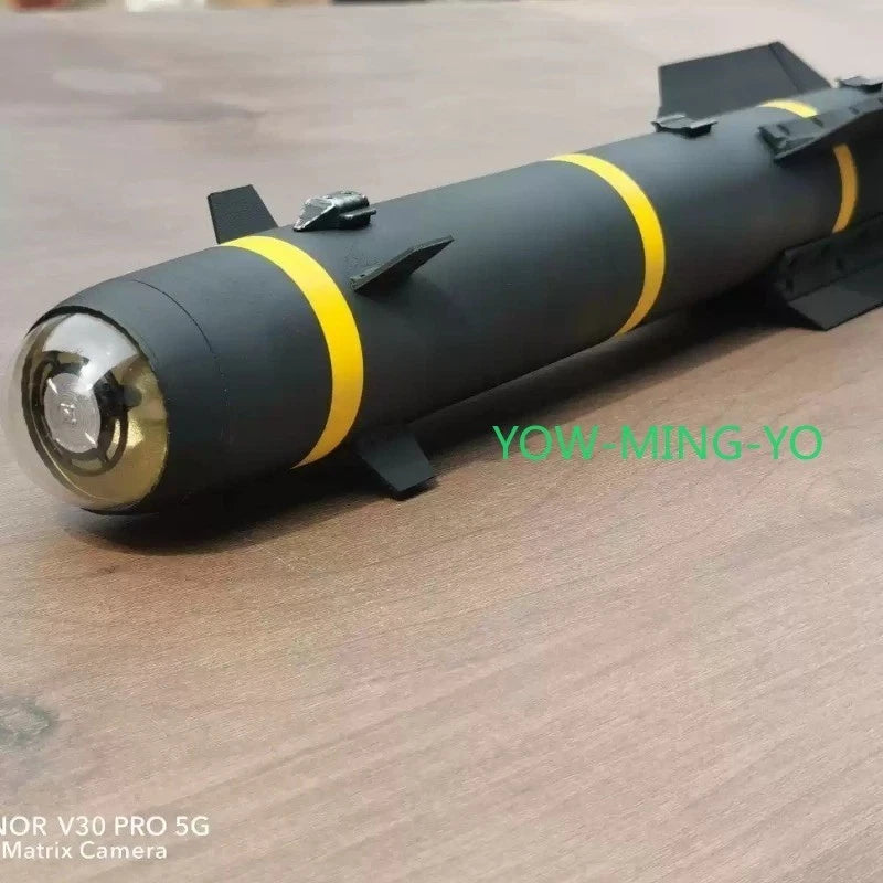 23cm AGM-114 Hellfire Missile 3D Printed High Precision Military Display Model 07FC0E-D4 - KOEEK