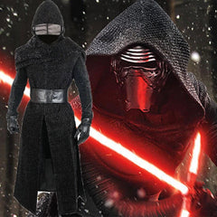 Star Wars Force Awakens Kylo Ren Cosplay Uniform Costume Halloween Full Outfits 07FC0E-D4 - KOEEK