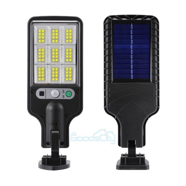 ny 1200000lm LED Solar Flood Light Security Bevægelsessensor Udendørs Yard Street Wall