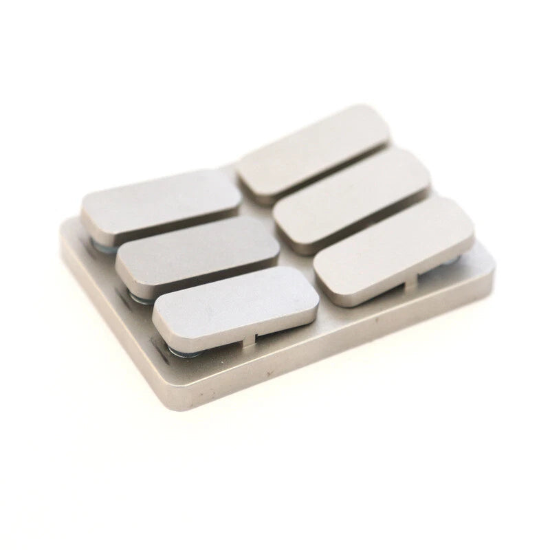 6 Keys 9 Keys Piano Key Fidget Toy Creative Stainless Steel Seesaw Fidget Slider 07FC0E-D4 - KOEEK