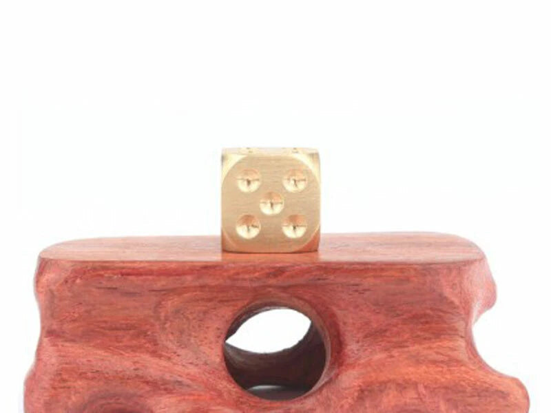 5pcs Solid Brass Polyhedral Dice Club Board Game Party Supplies Necessary EDC EDC - KOEEK