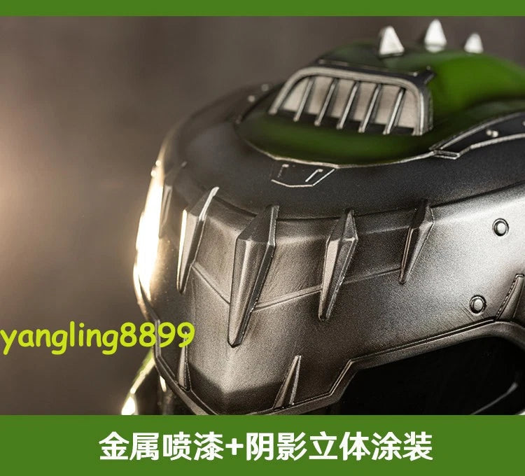 Halloween Cosplay Doom Guy Resin Helmet 1:1 Wearable Funny Roleplay Mask Gift 07FC0E-D4 - KOEEK