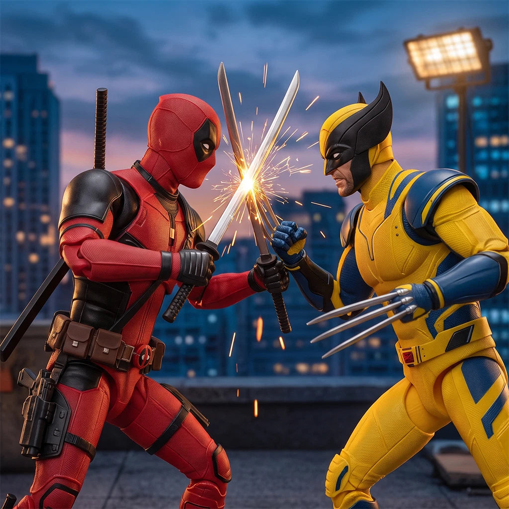 ZD Toys Deadpool & Wolverine 1/10 Scale 7" Action Figure Set Marvel MARVEL - KOEEK