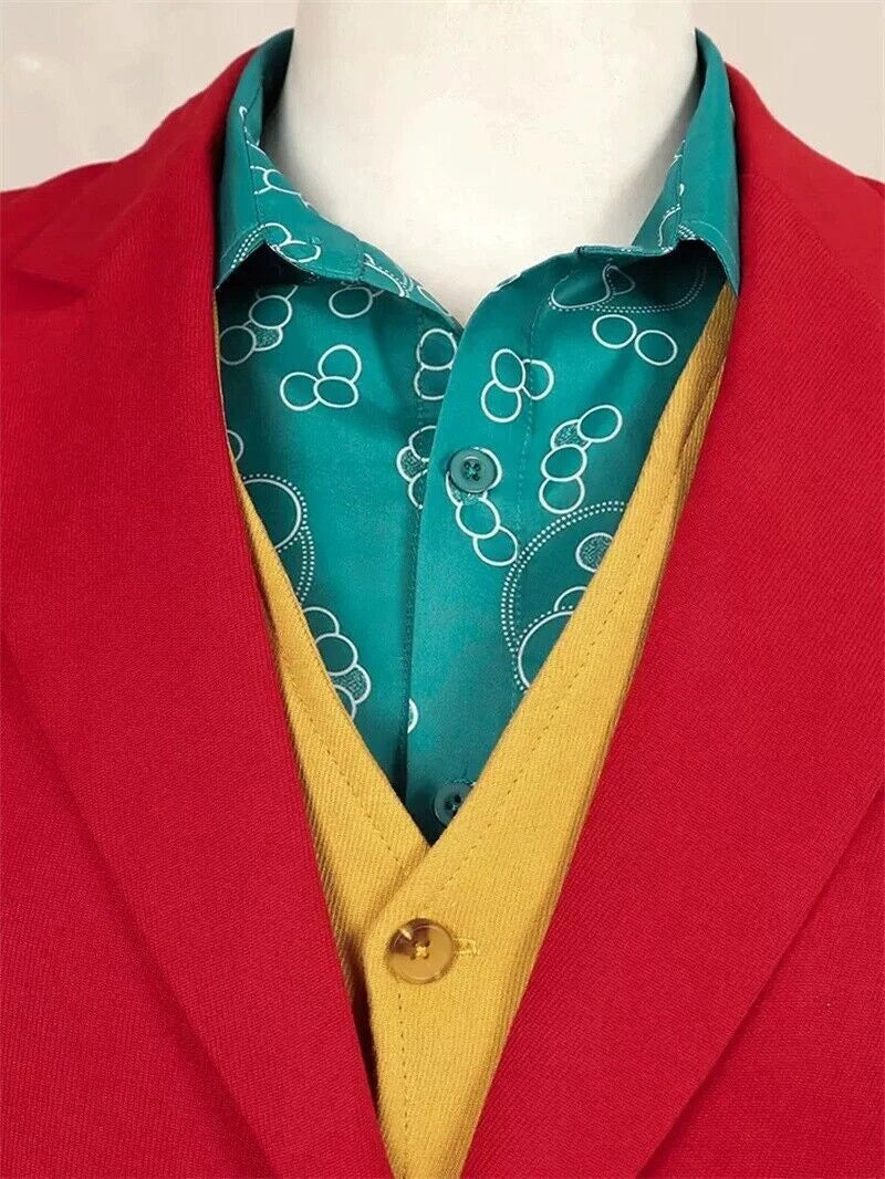 Joker: Folie à Deux The Joker Red Suit Uniform Cosplay Costume Outfit Halloween 07FC0E-D4 - KOEEK