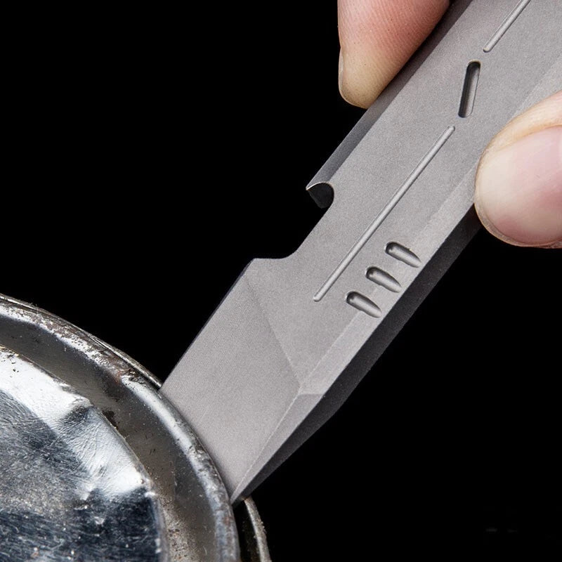 Titanium Alloy Pry Bar Crowbar Bottle Opener Portable Outdoor Multi Tools EDC 07FC0E-D4 - KOEEK