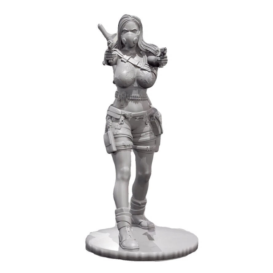 50mm resin figure model 3D printing of modern female soldiers unassembled 07FC0E-D4 - KOEEK