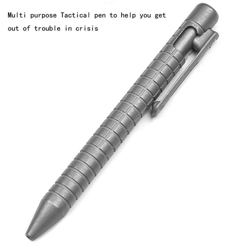TC4 Titanium Alloy Bolt Action Pen Office Signature Writing Pocket EDC Tool Pens 07FC0E-D4 - KOEEK
