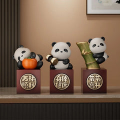 Chengdu Panda Souvenir Healing Department Small Ornament Office Station Desktop 07FC0E-D4 - KOEEK