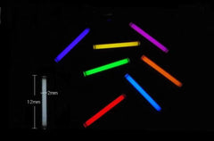 1pcs 2x12mm Tube Night Luminous Tube Signal Light Tube 25 Years Life EDC Toy 07FC0E-D4 - KOEEK