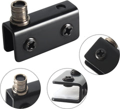 new TamBee Glass Door Pivot Hinge 4 PCS for 5-8mm Black Shower Hinges TAMBEE - KOEEK