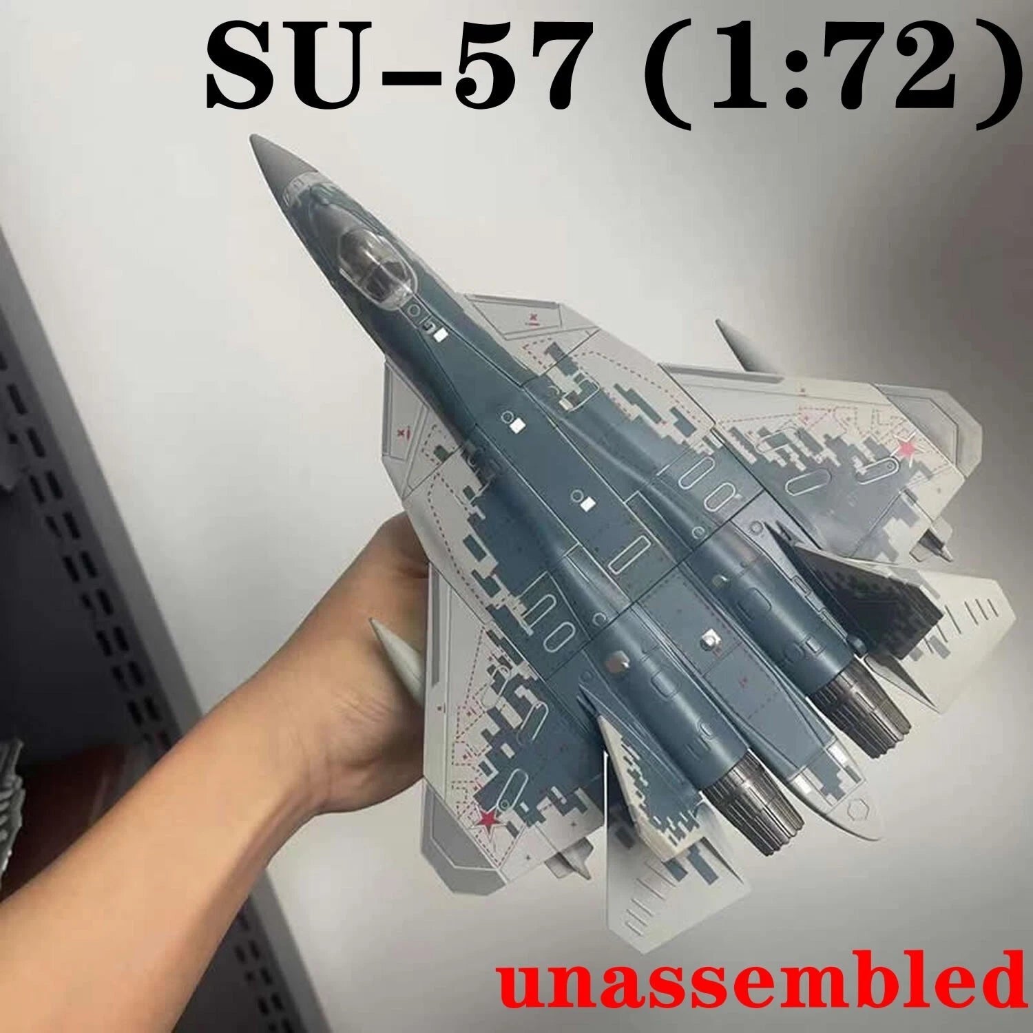 1/72 Russian Sukhoi SU-57 Heavy Fighter Plastic Painted Unassembled #1 07FC0E-D4 - KOEEK