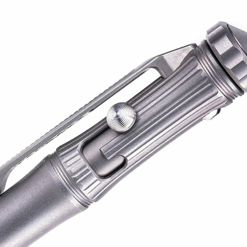 Solid Titanium Alloy Ballpoint Gyroscope Toy EDC Pocket Pen Fidget Spinner Pen 07FC0E-D4 - KOEEK