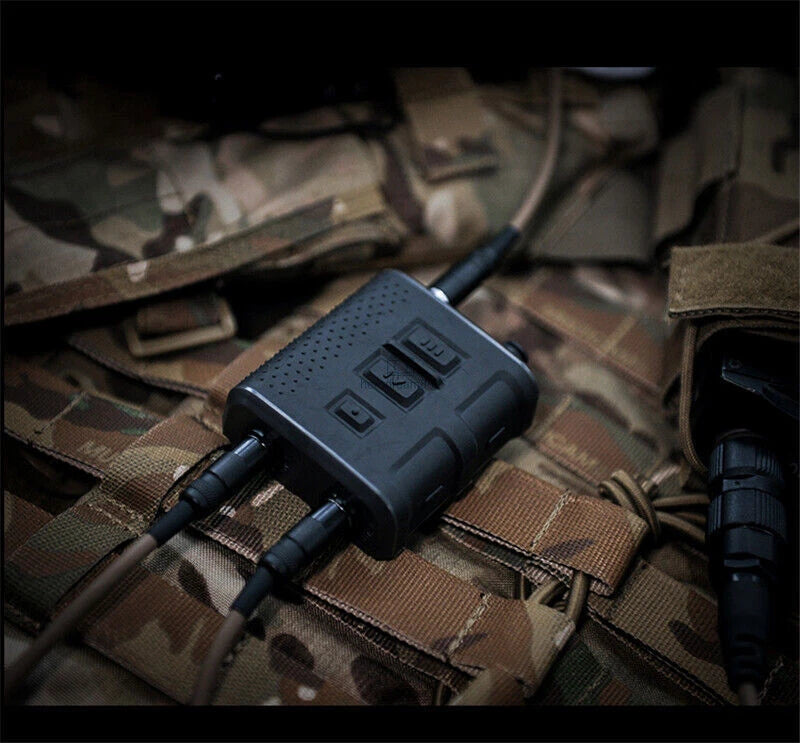 Military FCS V60 PTT Tactical Multi Channel Push To Talk For Prc 148 152 Radio 07FC0E-D4 - KOEEK