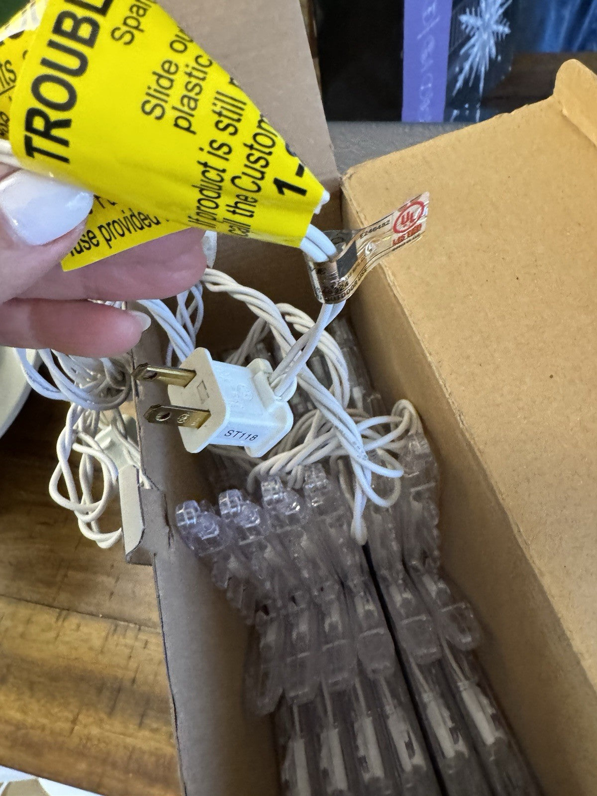 3 CT GE Christmas 3D Hanging Star 108  Light Decoration 14” Indoor Outdoor GE - KOEEK